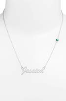 Thumbnail for your product : Argentovivo Birthstone & Personalized Nameplate Pendant Necklace