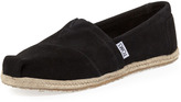 Thumbnail for your product : Toms Suede Espadrille Slip-On, Black