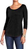 Thumbnail for your product : Old Navy Women's Scoop-Neck Long-Sleeved Tees