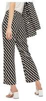 Thumbnail for your product : Topshop Zig Zag Kick Flare Trousers