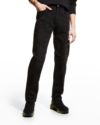 Givenchy Men's Slim-Fit Distressed Jeans - ShopStyle