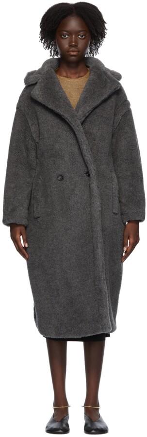 teddy bear grey coat