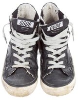 Thumbnail for your product : Golden Goose Deluxe Brand 31853 Boys' Distressed Leather Francy Sneakers