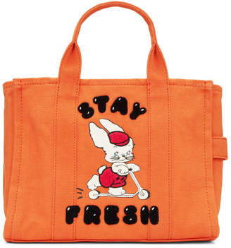 Marc Jacobs Orange Magda Archer Edition Small Traveler Tote