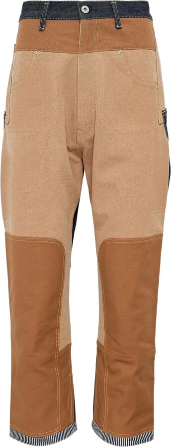 Junya Watanabe Patchwork Canvas Jeans