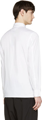 Helmut Lang Optic White Luxe Button-Up Shirt