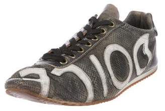 Dolce & Gabbana Leather Logo Sneakers