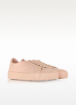 Jil Sander Light Pink Leather Sneaker