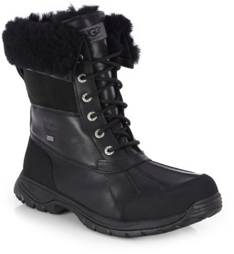 ugg duck boots black