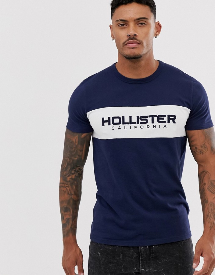 hollister navy blue shirt