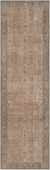 AbynowModernLoomedMachineWashableAreaRugTaupe2'x7'