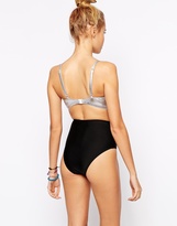 Thumbnail for your product : Wolfwhistle Wolf and Whistle Two Tone Swimsuit Size D-F