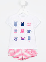Thumbnail for your product : Il Gufo clothes print T-shirt