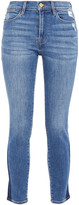 Thumbnail for your product : Frame Le High Skinny Distressed High-rise Skinny Jeans