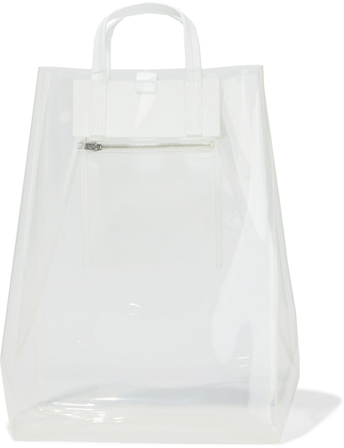 acne pvc tote