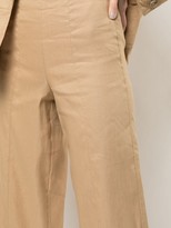 Thumbnail for your product : Vince Cropped Wide-Leg Trousers