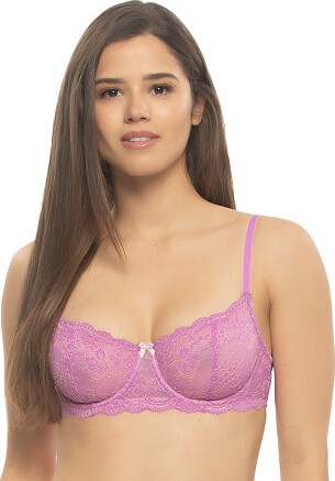 Paramour Lola Lace Demi Underwire Unlined Balconette Bra 125181