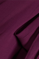Thumbnail for your product : Oscar de la Renta Wrap-effect silk-chiffon top