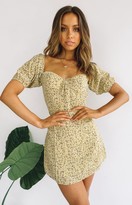 Thumbnail for your product : Bb Exclusive Luna Mini Dress Yellow Floral