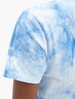 Thumbnail for your product : Paco Rabanne Lose Yourself Gathered Cotton-jersey T-shirt - Blue