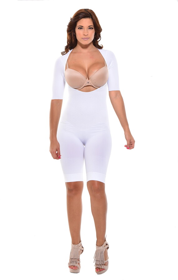 Your Contour Mid-Thigh Arm control Bodysuit. Body Shaper,Arm Shapewear