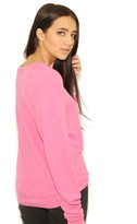 Thumbnail for your product : Wildfox Couture Hot Date Baggy Beach Jumper in Pink Corvette