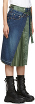 Thumbnail for your product : Sacai Blue Denim Skirt