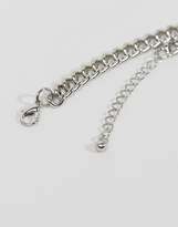Thumbnail for your product : ASOS Design Midweight Chain In Silver