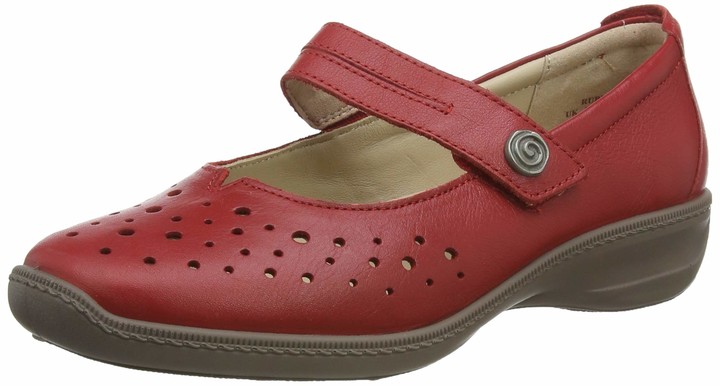 wide fit red mary jane shoes