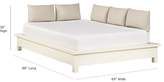 Thumbnail for your product : Pottery Barn Teen Stuff-Your-Stuff Platform Bed + Wide Dresser Set, Queen, Simply White