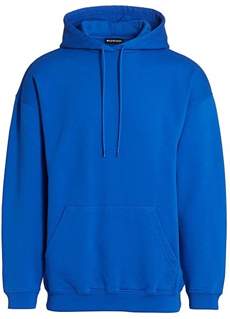 balenciaga blue sweatshirt
