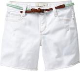 Thumbnail for your product : Old Navy Girls White Denim Cut-Offs