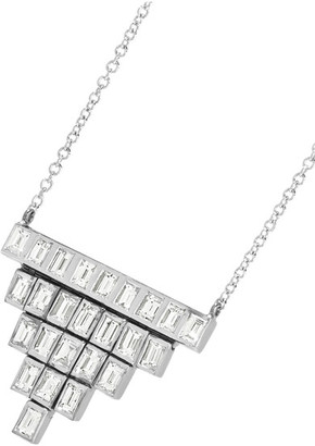 Ileana Makri Pyramid 18-karat White Gold Diamond Necklace