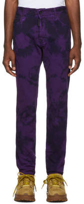 DSQUARED2 Purple Tie-Dye Cool Guy Jeans