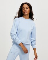 Thumbnail for your product : Les Girls Les Boys Women's Blue Sweats - Ultimate Fit Sweats Crewneck - Size XS at The Iconic