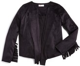 Thumbnail for your product : Design History Girls' Faux Suede Fringed Jacket