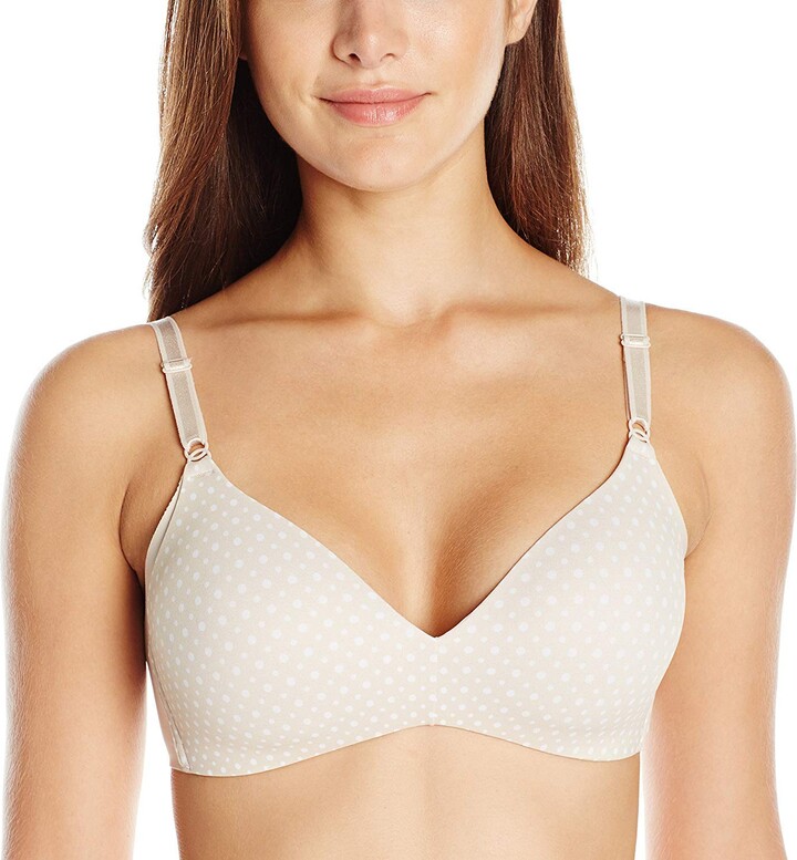Warner's Women's Plus Size Simply Perfect Underarm-Smoothing Comfort  Wireless Lightly Lined T-Shirt Bra RM0561T, Butterscotch, 34A at   Women's Clothing store
