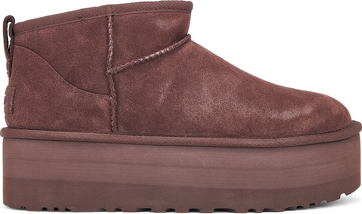 UGG Classic Ultra Mini Platform Boot in Chocolate