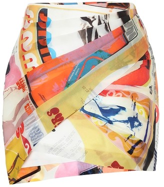 zimmermann brightside wrap mini skirt