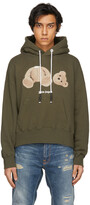 Thumbnail for your product : Palm Angels Khaki Bear Hoodie