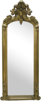 One Kings Lane Vintage Victorian Gilded Standing Mirror