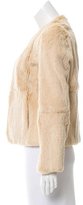 Thumbnail for your product : DKNY Fur Open Front Jacket