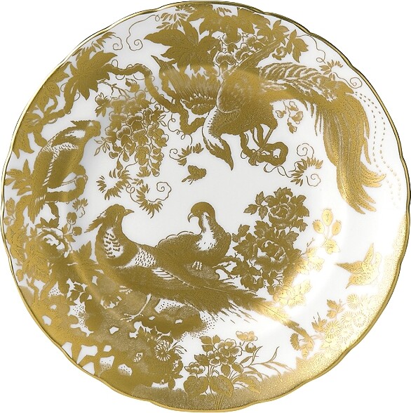 Royal Crown Derby Gold Aves Salad Plate, 8