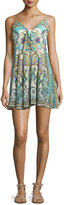 Thumbnail for your product : Camilla Embellished Tie-Front Sleeveless Coverup Dress, Casablanca