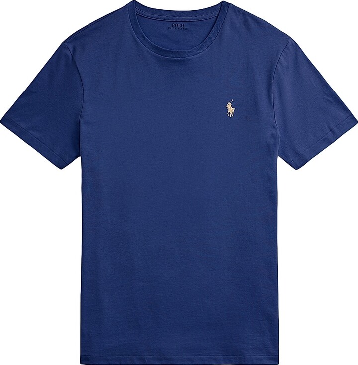 Polo Ralph Lauren Men's Custom Slim-Fit Jersey Crewneck T-Shirt - Rustic Navy - Size Medium