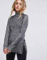 Thumbnail for your product : Cheap Monday Ribbed Polo Neck Knit