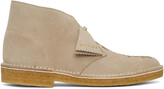 Thumbnail for your product : Palm Angels Beige Clarks Originals Edition Logo Desert Boots