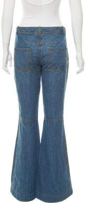 John Galliano Mid-Rise Bootcut Jeans