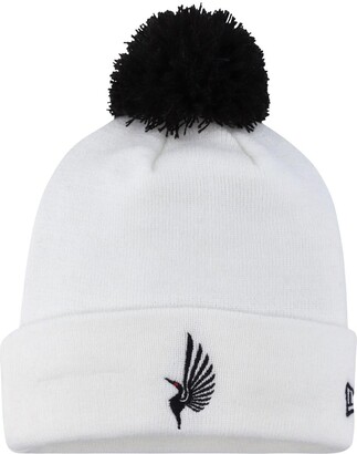 Men's Adidas Black Calgary Flames Reverse Retro 2.0 - Pom Knit Hat