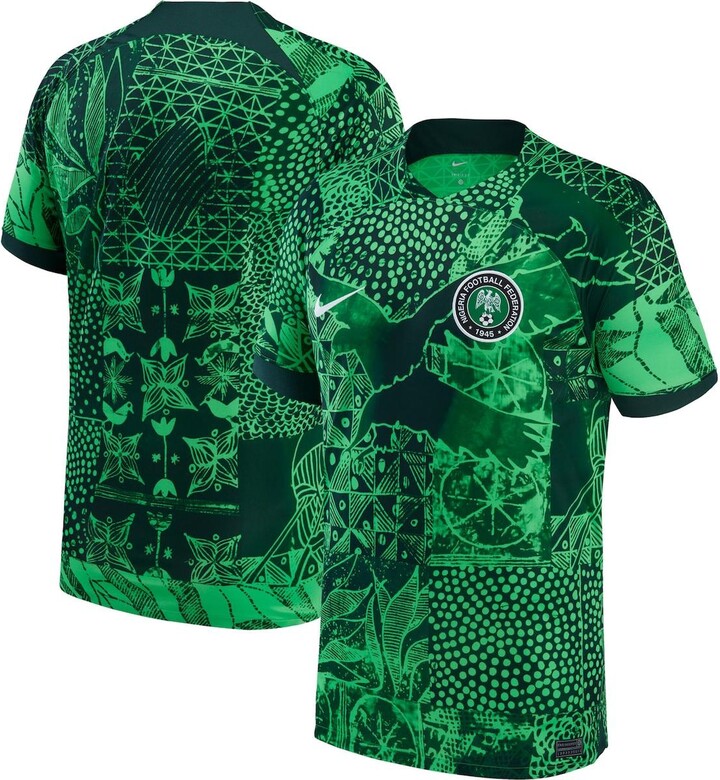 Nike Men's Green Nigeria National Team 2022/23 Home Breathe Stadium Replica  Blank Jersey - ShopStyle Short Sleeve Shirts